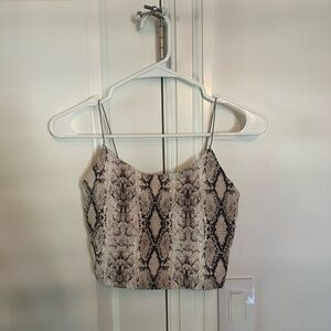 Garage Snakeskin Tank Top
